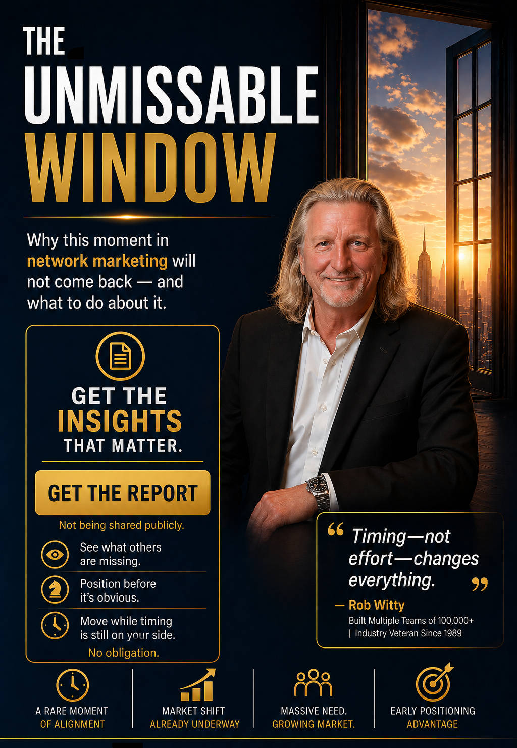 Request your free report The Unmissable Window